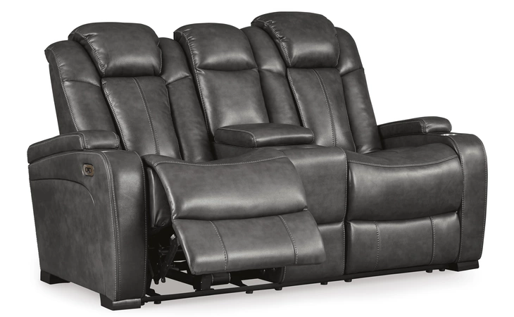 Turbulance PWR REC LOVESEAT/CON/ADJ HDRST ASHLEY Quarry 8500118C
