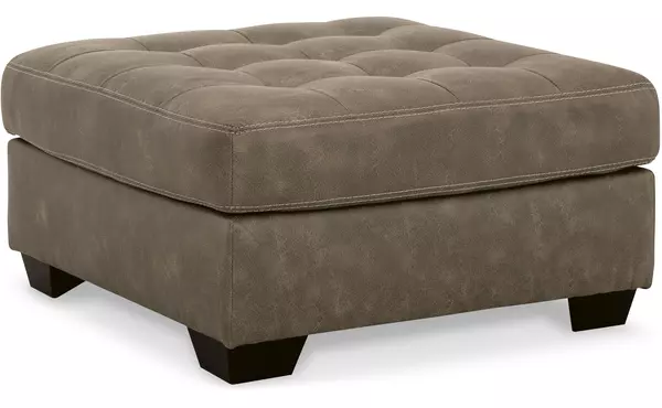 keskin sand oversized accent ottoman by ashley