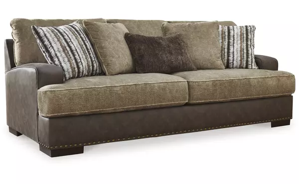 alesbury chocolate sofa by ashley