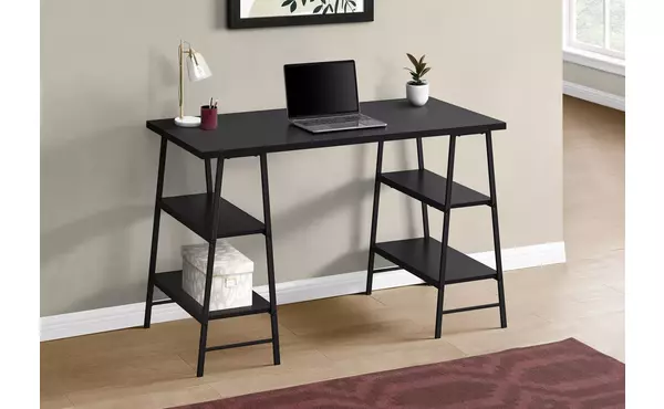 computer desk - 48 l - black - black metal by monarch specialties