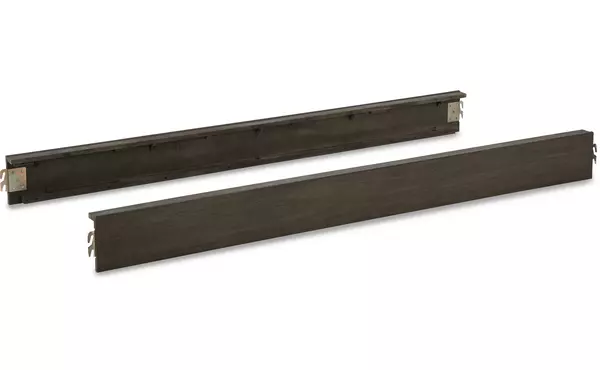 arkenton grayish brown cal king panel rails by ashley