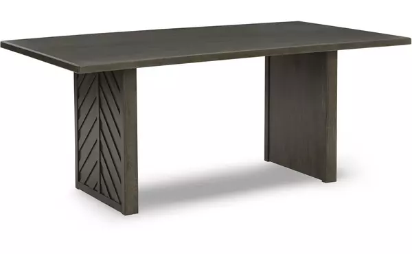 arkenton grayish brown rectangular dining room table by ashley