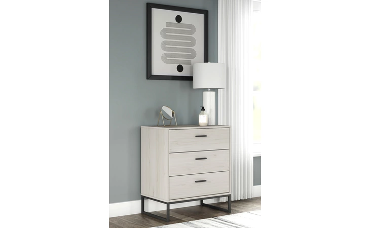 THREE DRAWER CHEST ASHLEY Socalle Light Natural EA1864-243