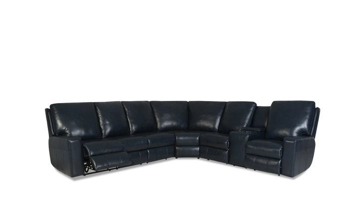 LV94203-7XR PWRLS Leather POWER RECLINING LOVESEAT - 1 ARM RIGHT FACING