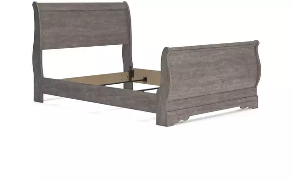 bayzor gray full sleigh footboard by ashley