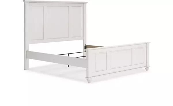 grantoni white king panel footboard by ashley