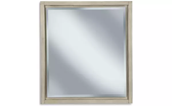 wendora bisque/white bedroom mirror by ashley