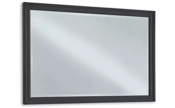 foyland black/brown bedroom mirror by ashley