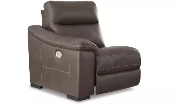 salvatore chocolate laf zero wall power recliner by ashley