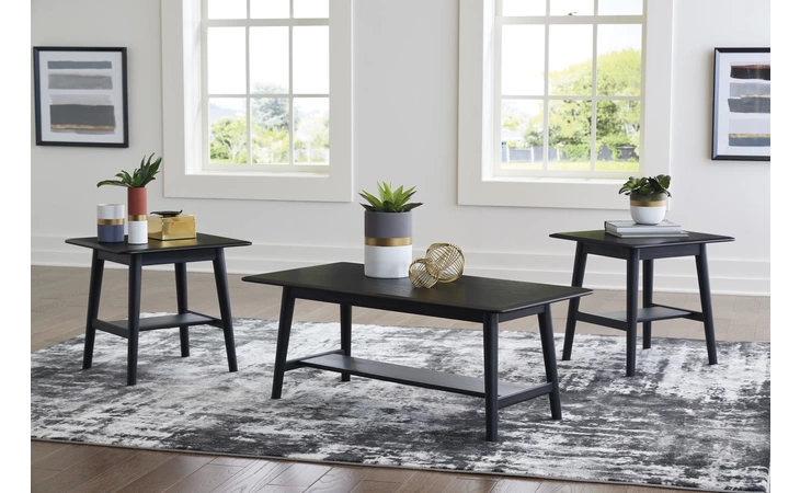 Westmoro OCCASIONAL TABLE SET (3/CN) ASHLEY Black T271-13