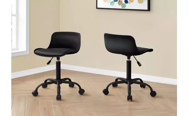 office chair - black juvenile - multi-position by monarch specialties