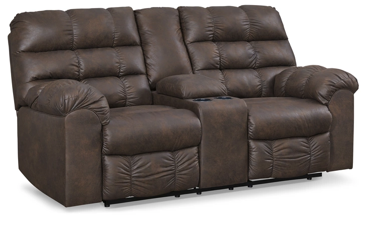 Derwin DBL REC LOVESEAT W/CONSOLE ASHLEY Nut 2840194