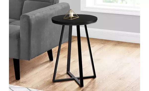 accent table - 22 h - black - black metal by monarch specialties