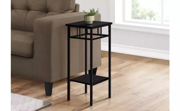 accent table - 28 h - black - black metal by monarch specialties