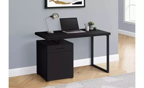 computer desk - 48 l - black left or right facing by monarch specialties