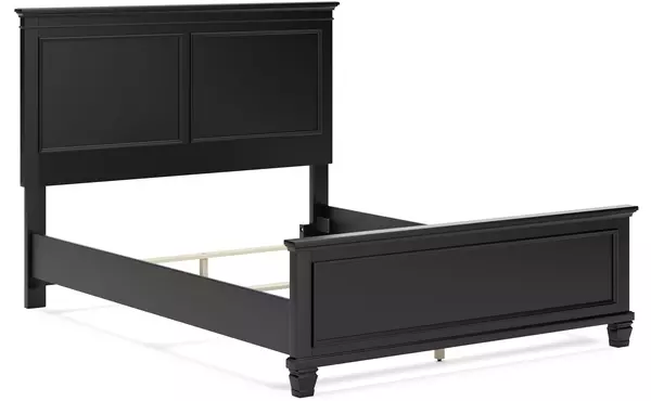 lanolee black queen panel footboard by ashley