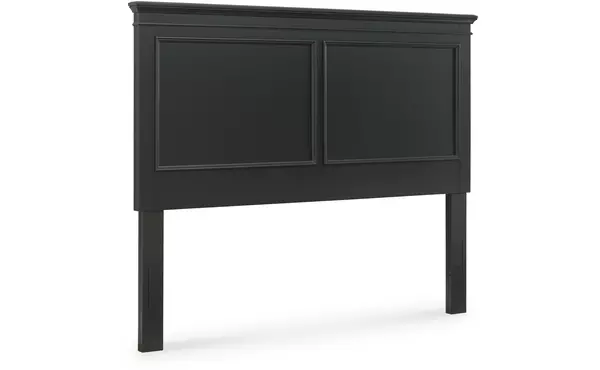 lanolee black queen panel headboard by ashley