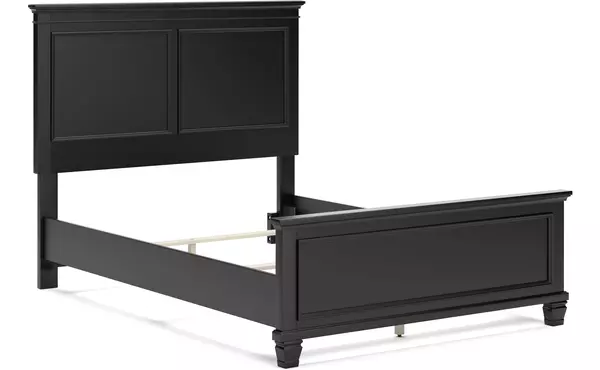 lanolee black full panel footboard by ashley