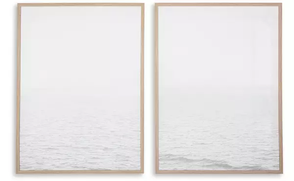 cashall gray wall art set (2/cn) by ashley