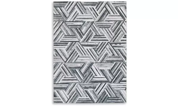 adalock gray/cream medium rug by ashley