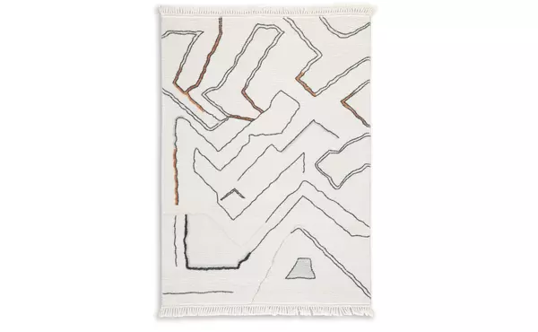 cadeworth multi washable large rug by ashley