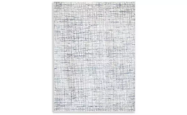 beckfille blue/gray/cream large rug by ashley