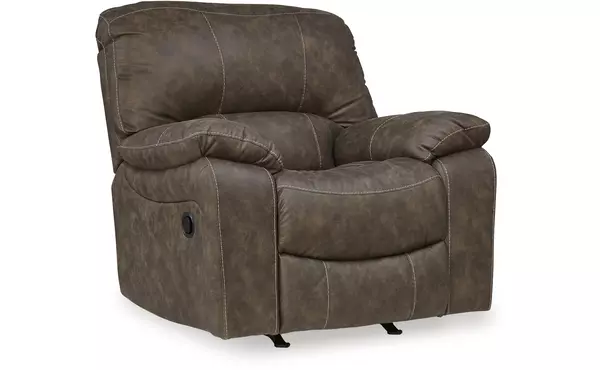 kilmartin chocolate rocker recliner by ashley