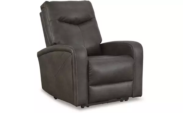 ryversans quarry pwr recliner/adj headrest by ashley