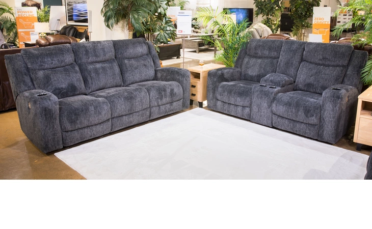 Martinglenn DBL REC LOVESEAT W/CONSOLE ASHLEY Ebony 4650494