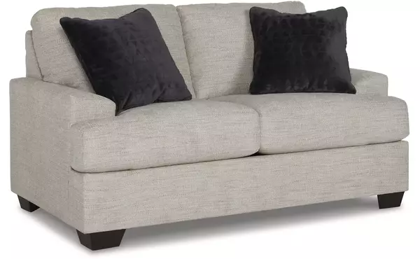 vayda pebble loveseat by ashley