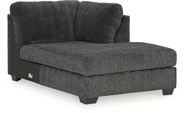 biddeford shadow raf corner chaise by ashley