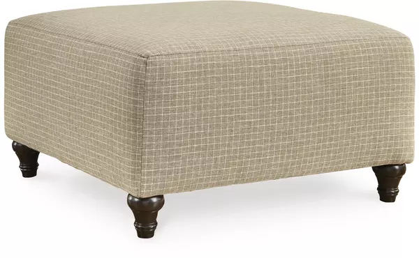 valerani sandstone oversized accent ottoman by ashley