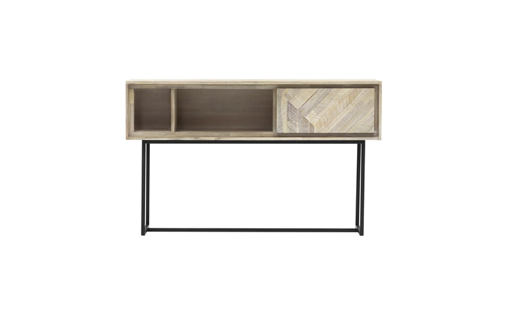 LCPECNNAT  PERIDOT 1 DRAWER CONSOLE TABLE IN NATURAL ACACIA WOOD