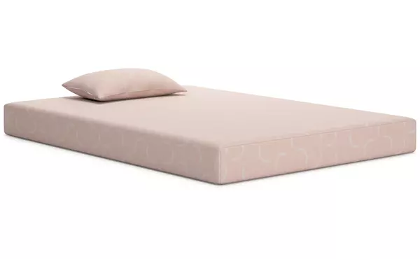 ikidz coral coral full mattress and pillow 2/cn by ashley