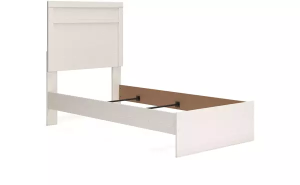 stelsie white twin panel headboard/footboard by ashley