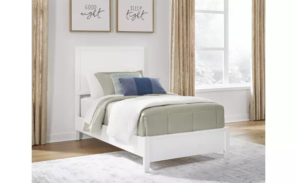binterglen white twin panel hdbd/ftbd/slats by ashley