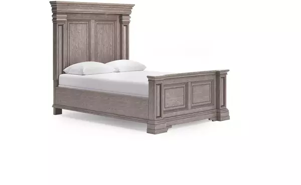 blairhurst light grayish brown queen panel footboard w/slats by ashley