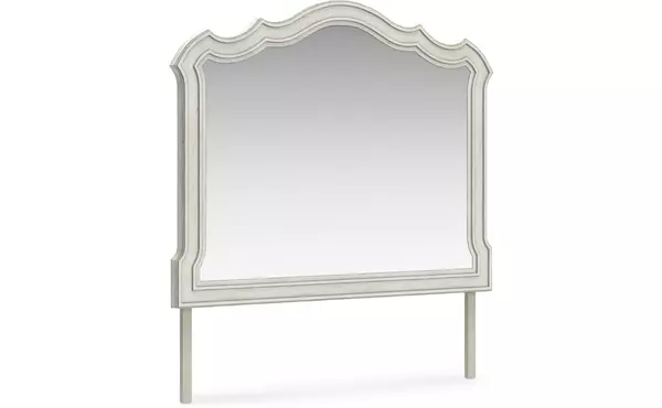 arlendyne antique white bedroom mirror by ashley
