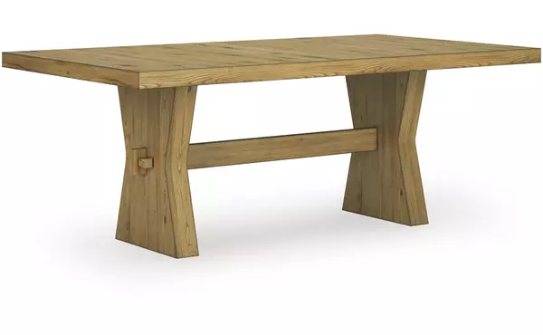 galliden black/brown rectangular dining room table by ashley