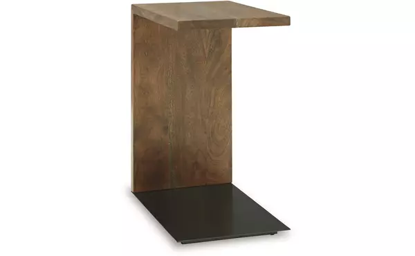 wimshaw brown/black accent table by ashley