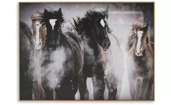 chaseburn brown/black/white wall art by ashley