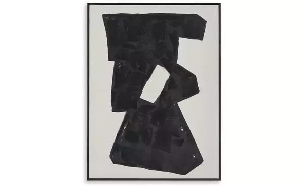 garviery black/cream wall art by ashley