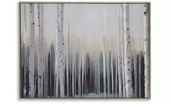 baabell blue/white wall art by ashley
