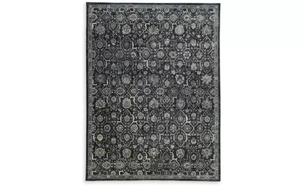 hilcott blue/cream/brown large rug by ashley