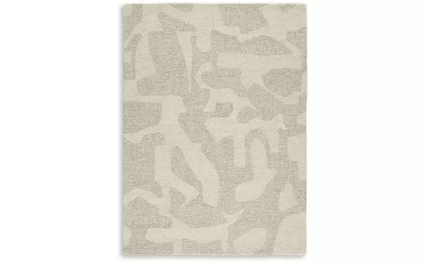 ladonia linen/taupe large rug by ashley