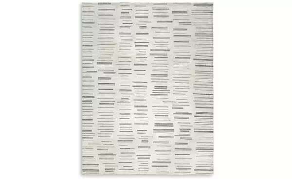 leesdale ivory/brown/black large rug by ashley