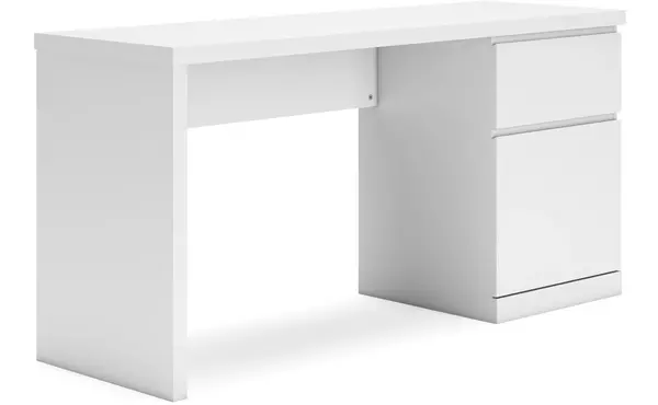 onita white home office desk by ashley