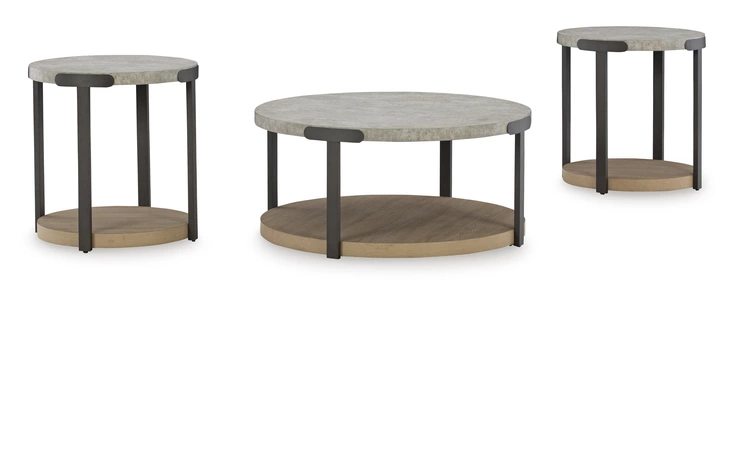 Darthurst OCCASIONAL TABLE SET (3/CN) ASHLEY Two-tone T383-13
