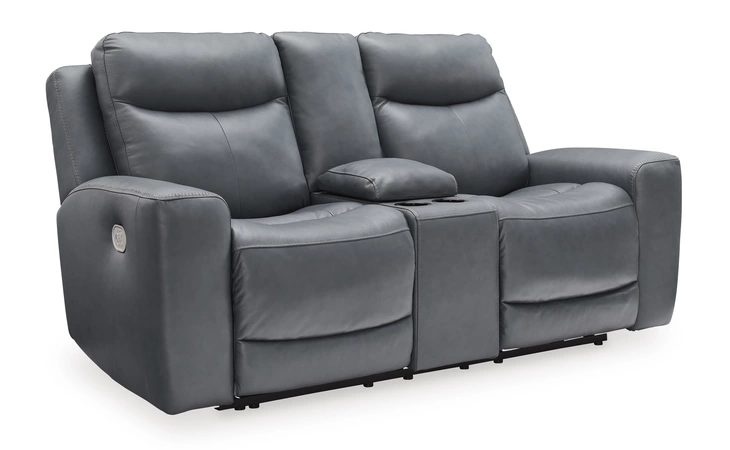 Mindanao PWR REC LOVESEAT/CON/ADJ HDRST ASHLEY Steel U5950418C