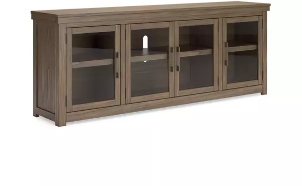 boardernest brown extra large tv stand by ashley